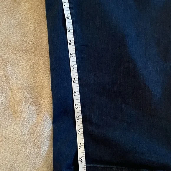 Lane Bryant Dark Blue Plus Size Denim Women's Jeans - Picture 6 of 6